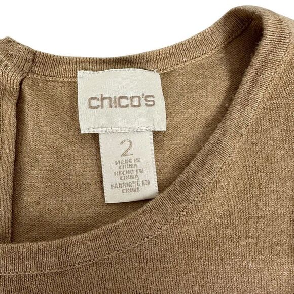Chico's Mindy Shirttail Sweater size Large - Picture 3 of 6